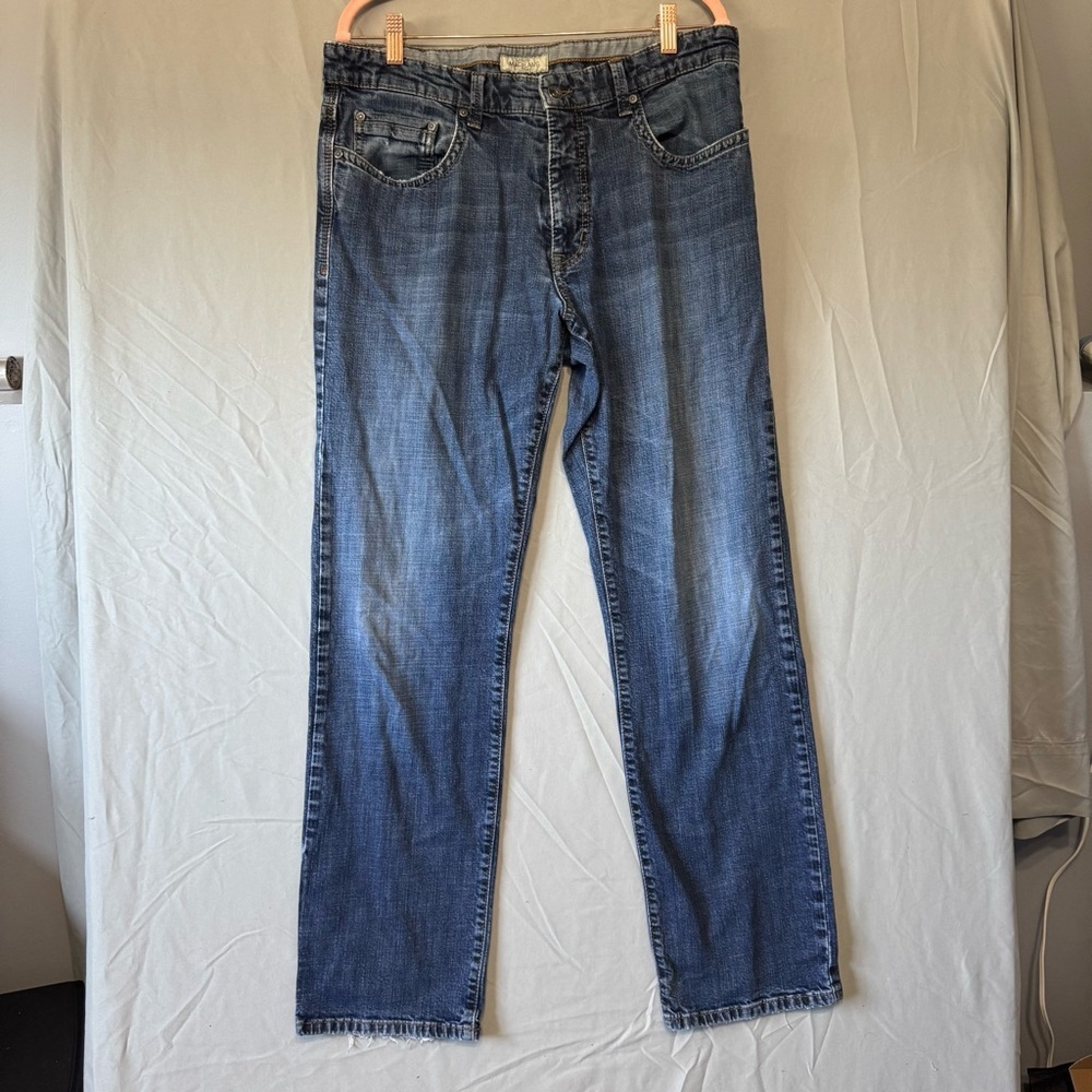 Mac Mens Jeans Regular Fit Size 36x 34 Blue Denim Normcore Everyday Capsule